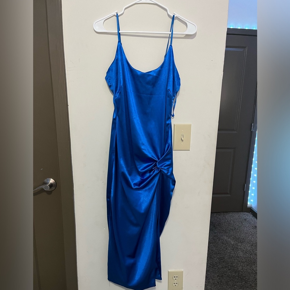 JLUXLABEL royal blue party dress